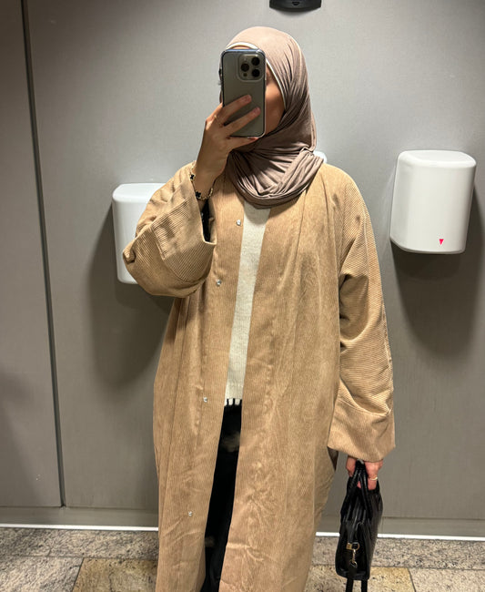 CORDUROY ABAYA- Labeless